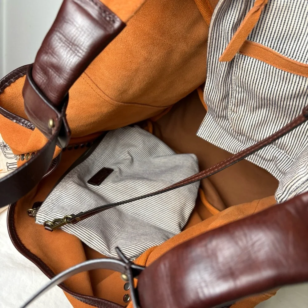 OLD TREND Women's Genuine Leather Rose Valley Hobo Slouchy Suede Bag - Picture 9 of 17